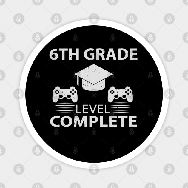 6th Grade Level Complete Magnet by Hunter_c4 "Click here to uncover more designs"